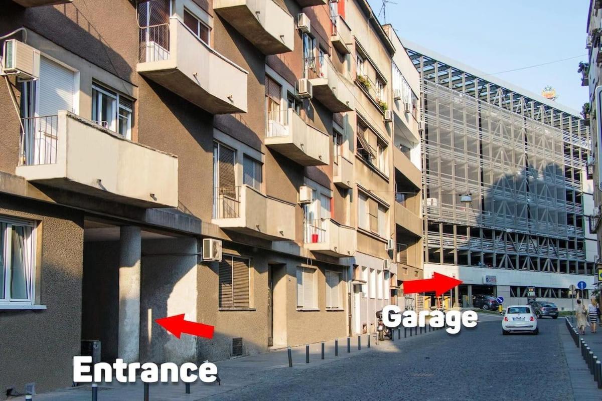 Zen City Center Apartment & Garage Nearby Belgrade Exterior photo